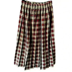 Vintage Susan Bristol Plaid Skirt - Size Small, Made‎ in USA